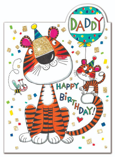 Picture of DADDY HAPPY BIRTHDAY CARD TIGER